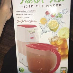 A ice tea maker never been used